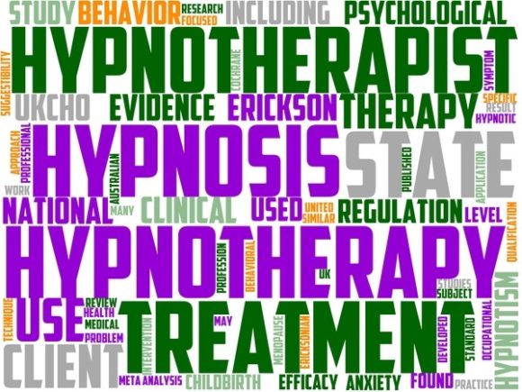Hypnotherapist Wordart Background