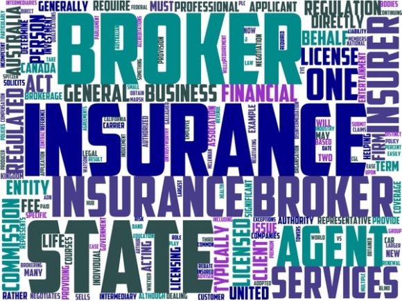 Insurance Broker Wordart Sticker
