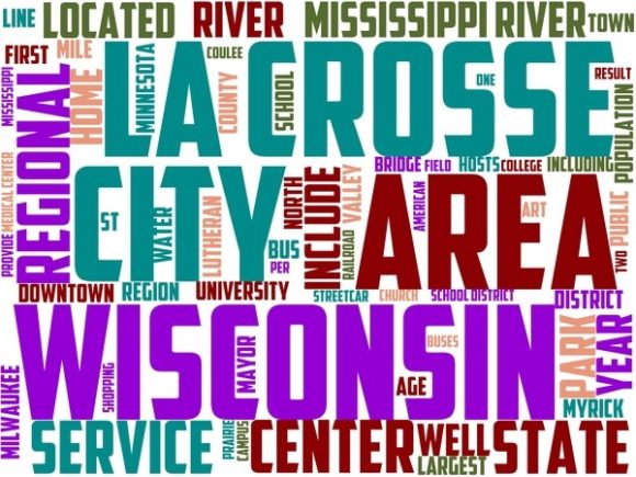 La Crosse Wordart Tshirt
