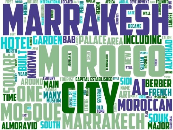 Marrakech Wordart Tumbler