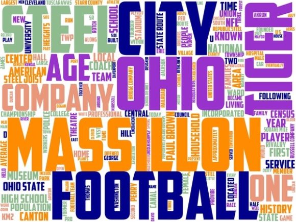 Massillon Wordart Tie Dye