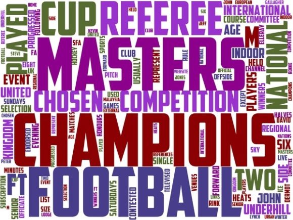 Masters Football Wordart Banner: A Vibrant Design Tool for Creative Projects