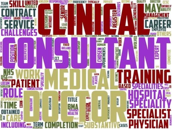 Medical Consultant Wordart Print