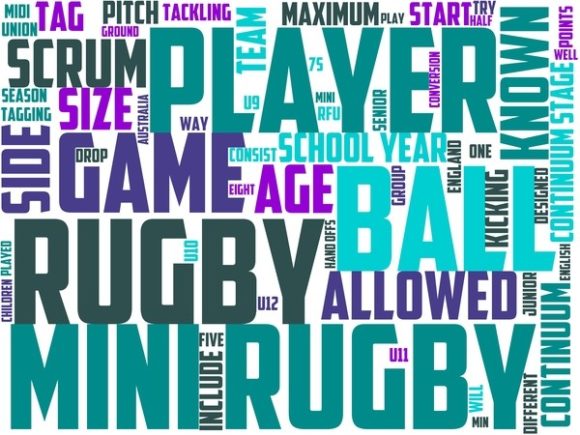 Mini Rugby Wordart Sublimation: Hand-Drawn Inspiration for Creative Projects